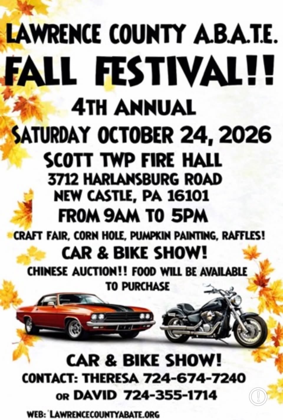 LAWRENCE COUNTY A.B.A.T.E. FALL FESTIVAL